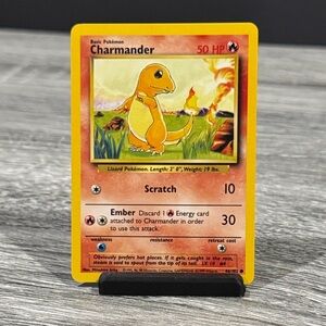 Pokémon | #46/102: Charmander (1999) - Vintage Collectible Pokémon Trading Card